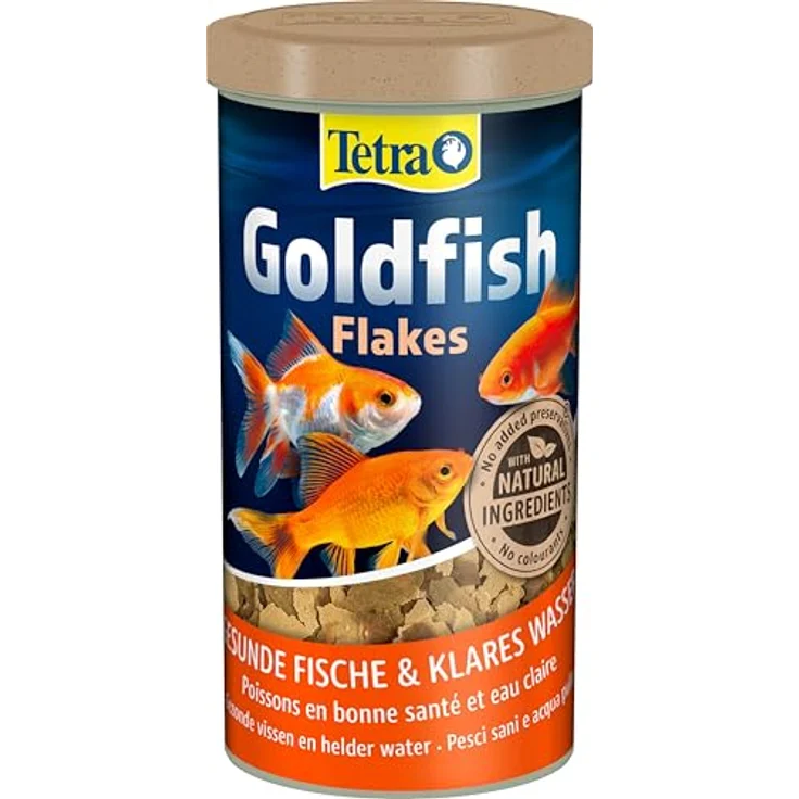Tetra Goldfish Flakes 1 l, Flockenmischung für Kaltwasserzierfische, mit BioActive Formel und Clean & Clear Water Technologie – Bild 9