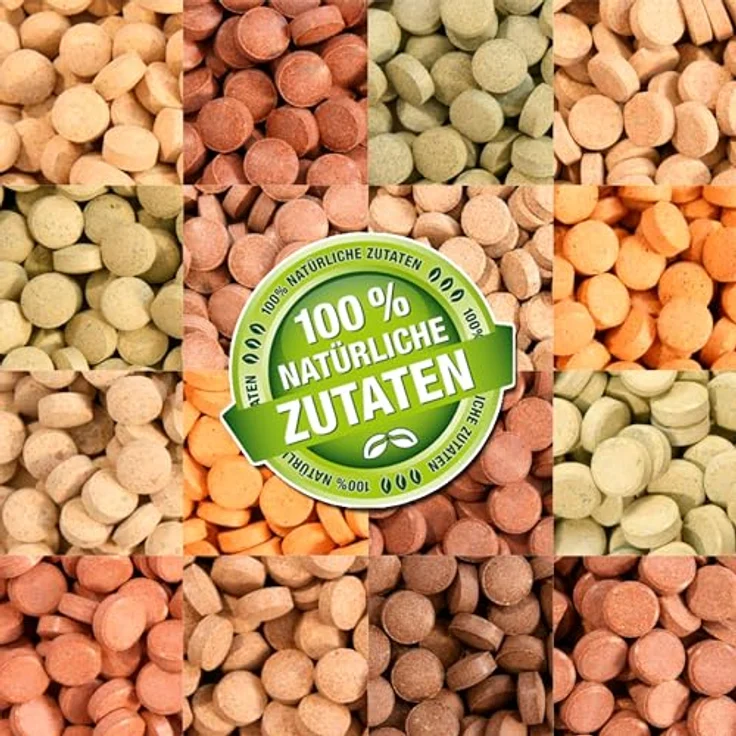 Teichpoint 1000 ml Premium TOP Futtertabletten Opti-Mix 17, ausgewogene Futtermischung für Zierfische, optimale Verdauung – Bild 2
