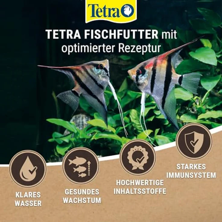 Tetra TetraMin XL Granules, langsam absinkendes Fischfutter für größere Zierfische, 250 ml Dose – Bild 5