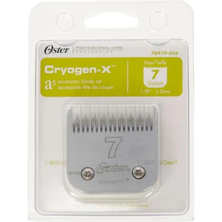 Oster 78919-056 Scherkopf Nummer 7, Länge 3,2 mm, Ersatzklinge für Hundeschermaschinen – Bild 2