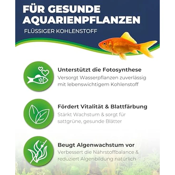 HOBBY Aquaristik CO2 Liqui Fit I 500 ml I flüssiger Kohlenstoffdünger für Aquarienpflanzen I unterstützt Fotosynthese & Pflanzenwachstum I reduziert Algenwachstum – Bild 2