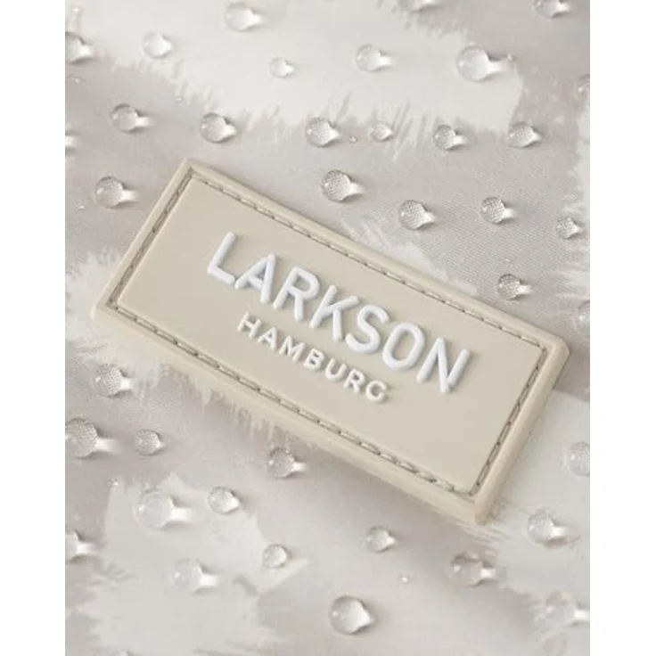 LARKSON Hundemantel Jonte Beige Leo, Regenmantel für kleine & mittelgroße Hunde, 10000 mm Wassersäule, verstellbar, mit reflektierenden Elementen – Bild 5