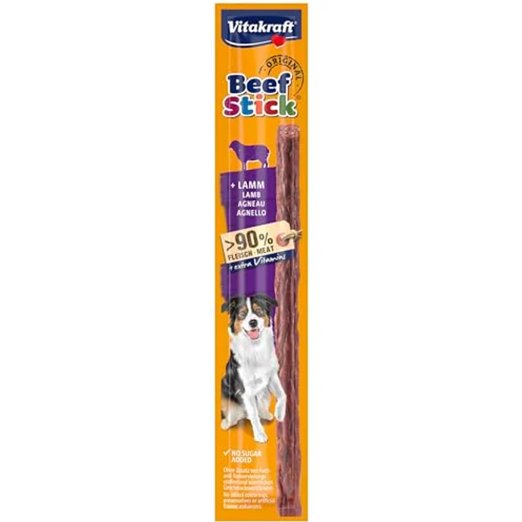 Vitakraft Beef Stick Original, Hundesnack mit über 90% Fleischanteil,糖freie Trainingsleckerlis, 50x 12g – Bild 3