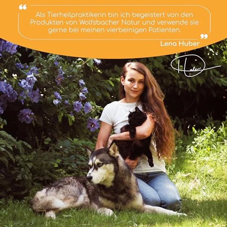 Wolfsbacher Welpen-Shampoo Sensitiv, pH-neutrales Hundeshampoo ohne Parfüm, sanfte Pflege bei Juckreiz & Schuppen, 100% pflanzlich für Langhaar & Kurzhaar, 100ml – Bild 5