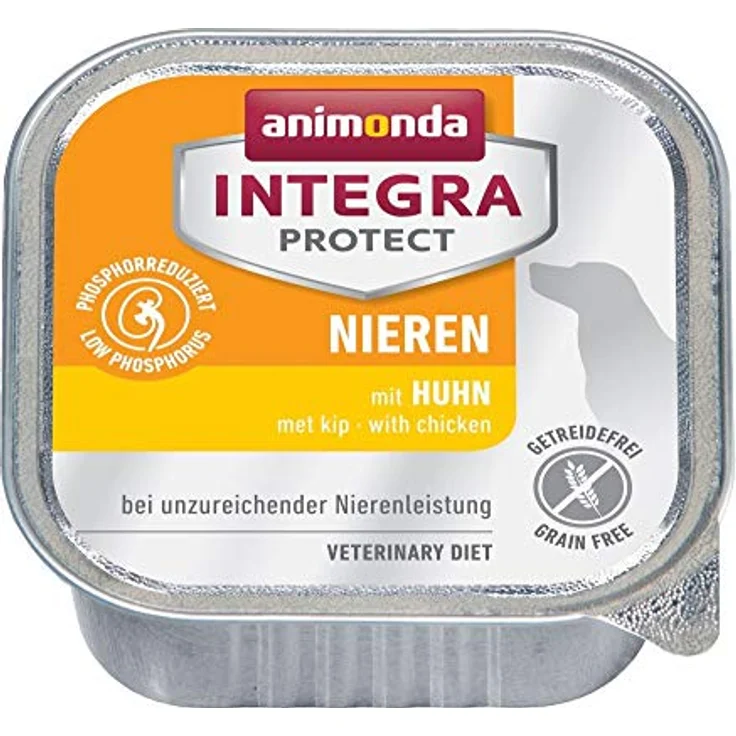 animonda Integra Protect Niere Huhn, Hunde-Nassfutter ohne Farbstoffe, 11x150g – Bild 2