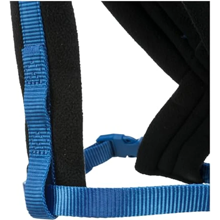 Trixie Premium Geschirr mit Fleecepolsterung, S, 35-65 cm x 20 mm, Blau – Bild 4