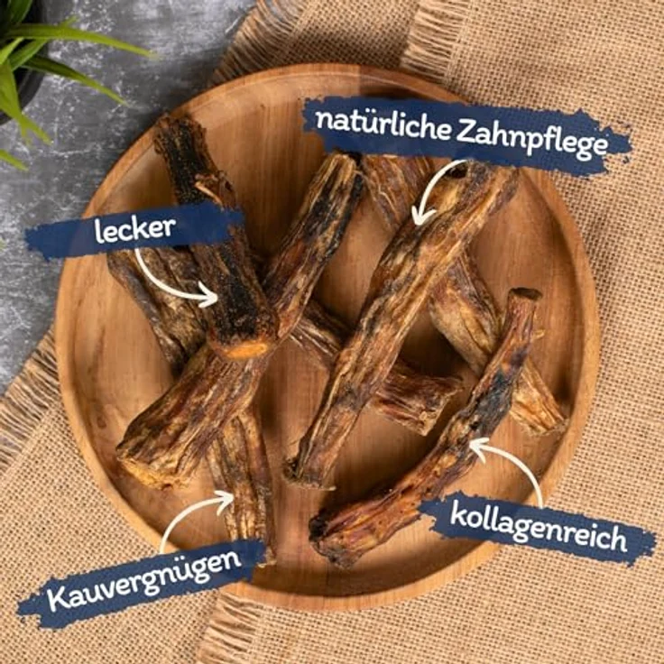 Lyra Pet® Ochsenschwanz Natur getrocknet, 5 kg Kausnack für Hunde, proteinreich und zahnreinigend – Bild 2