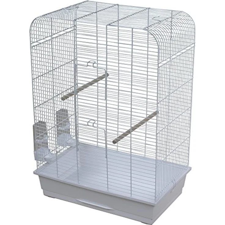 duvoplus DUVO+ 493/109 Käfig Nina, Vogelkäfig in Weiß – Bild 2
