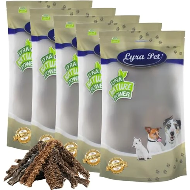 Lyra Pet® 5 kg Lammpansen, luftgetrockneter Kausnack für Hunde, proteinreiche Belohnung, gut verträglich – Bild 1