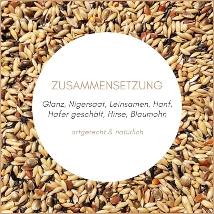 Supravit Kanarienfutter ohne Rübsen, 2,5kg - Ganzjahres-Vogelfutter für Kanarienvögel aller Arten, stärkt Immunsystem & Gefieder – Bild 3