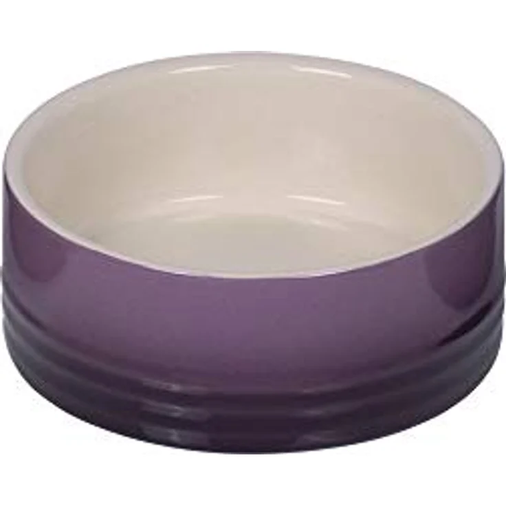 Nobby Keramik Napf Gradient, lila/creme Ø 12 x 4,5 cm, 0,25 l, für externe Verwendung – Bild 2