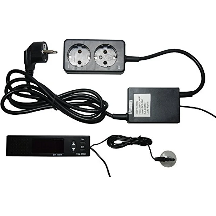 Lucky Reptile Thermo Control II, Elektronischer Thermostat mit Zeitschaltuhr und 1200 W Schaltleistung für Terrarien und Aquarien – Bild 4