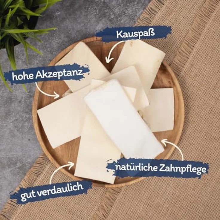 Lyra Pet® 10 kg Kauchips aus Büffelhaut, naturbelassener Hundesnack zur Zahnpflege, proteinreiche Belohnung – Bild 2