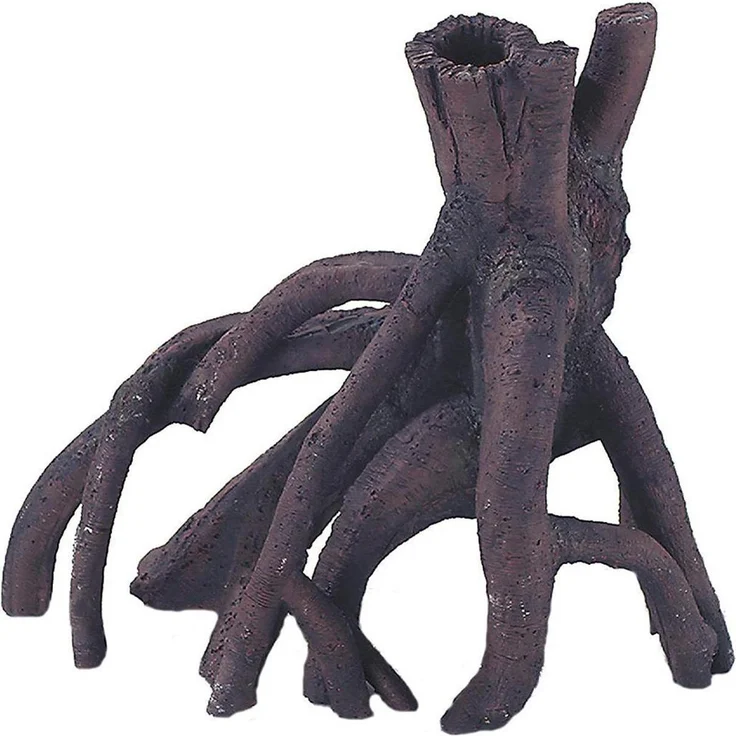 EBI Aqua Della Root Mangove M, Aquarium Dekoration aus ungiftigem Polyresin, braun, 37 x 21,5 x 33,5 cm – Bild 1