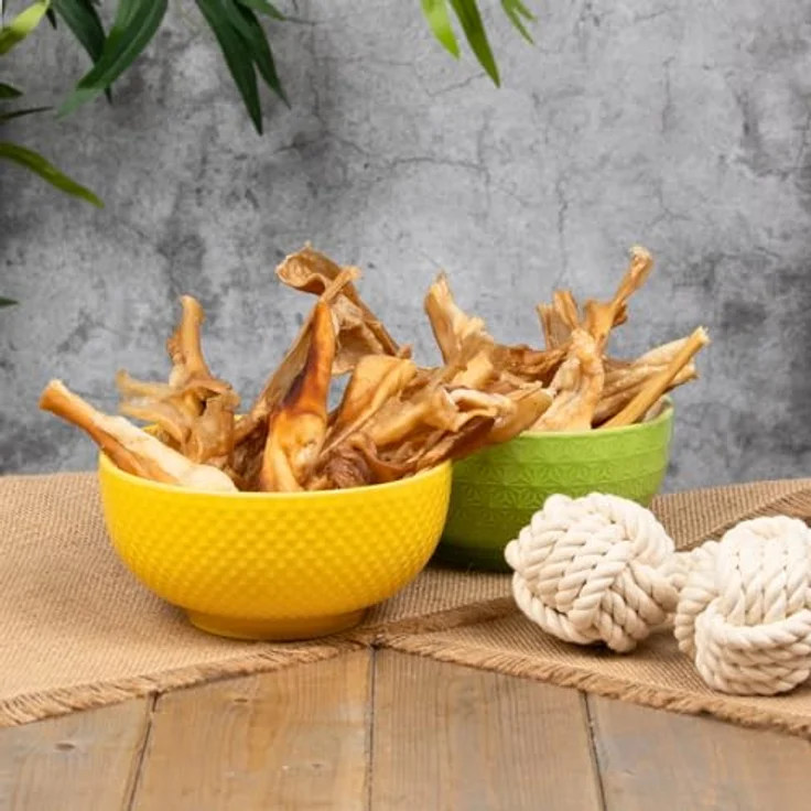 Lyra Pet® Lammkopfhaut dunkel getrocknet, 1 kg, naturbelassener, fettarmer Kausnack für Hunde, proteinreiche Belohnung – Bild 5