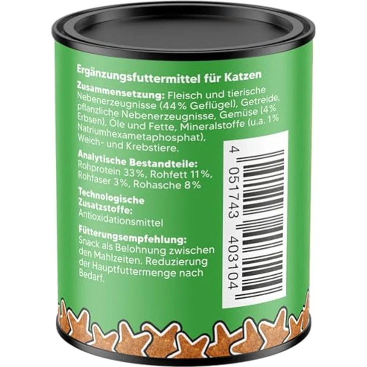 NutriQM® Knabberspaß Dent Pflege Katzensnack – 50g Knusprige Leckerlies mit Natriumhexametaphosphat & Geflügel – Unterstützung der Zahnpflege & Reduzierung von Zahnstein – Bild 2