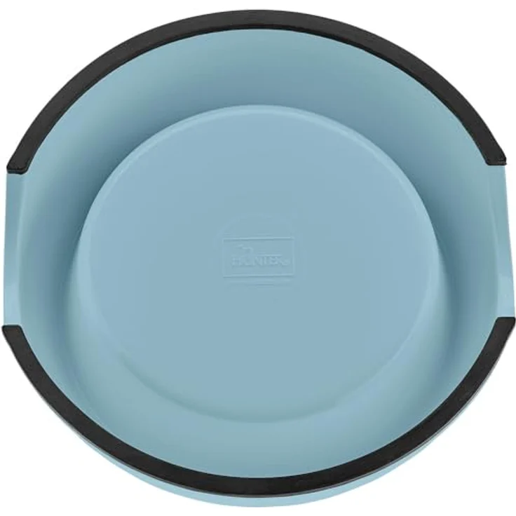 HUNTER Melamin-Napf Mayfair, Futter- und Trinknapf mit herausnehmbarem Edelstahlnapf, hellblau, 700 ml, rutschhemmender Gummirand, stoß- und kratzresistent, spülmaschinengeeignet – Bild 3