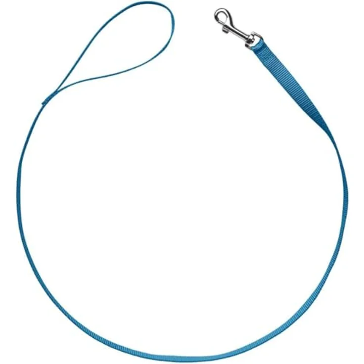 Hunter Führleine London MINI, Hellblau, Größe 10/140, weich & leicht, reißfest & schnelltrocknend, pflegeleicht & formstabil für kleine Hunde – Bild 1
