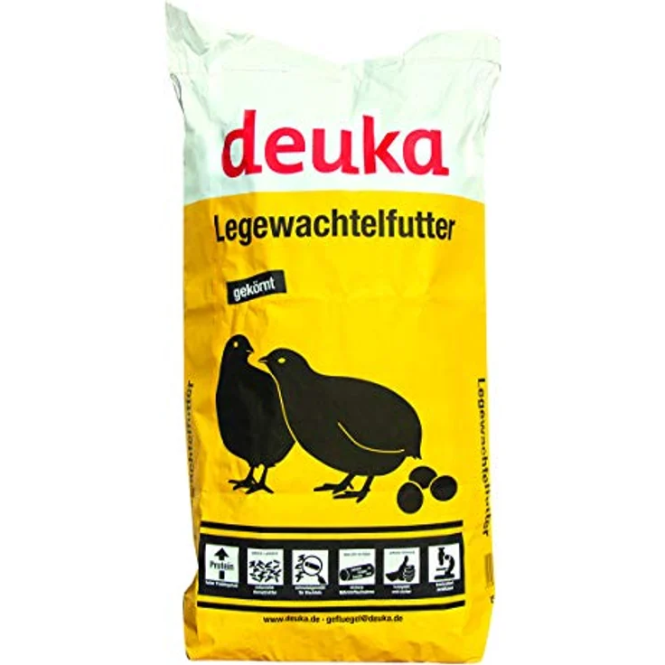 deuka GS Legewachtelfutter, 25 kg, 2 mm Pellets für Legewachteln, hochwertiges Kleintierfutter – Bild 1