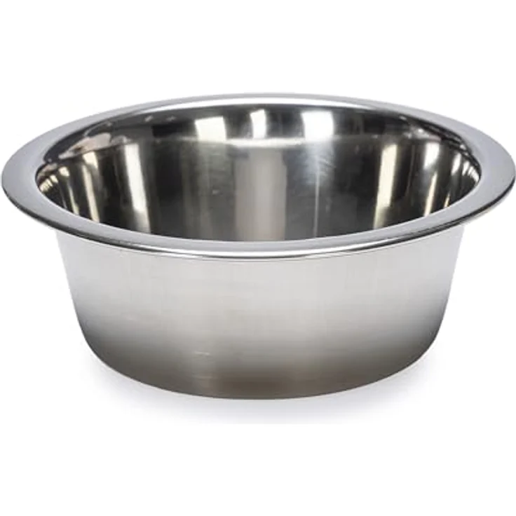 Karlie Inox Hundenäpfe, Edelstahl, Silber, 370 ml, spülmaschinenfest, Ø 9-13 cm – Bild 2