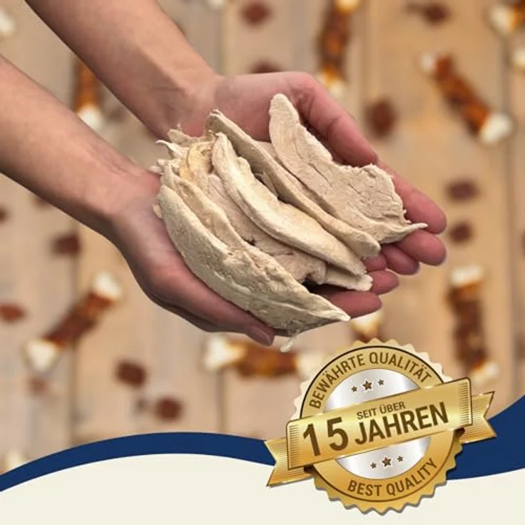Lyra Pet® 200 g gefriergetrocknete Entenbrust | Hundeleckerli für Welpen & Senioren | Proteinreicher, fettarmer Snacks | Wiederverschließbarer Zip-Beutel – Bild 3