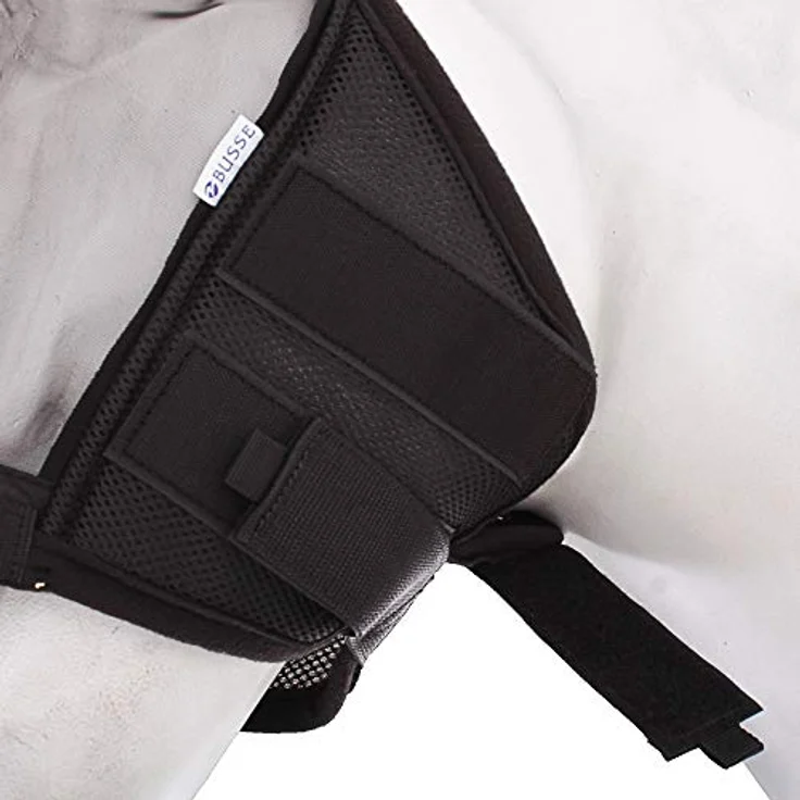 Busse Fliegenmaske Fly Cover FRANSEN, Pony, schwarz, Schutz vor Fliegen und Insekten – Bild 3