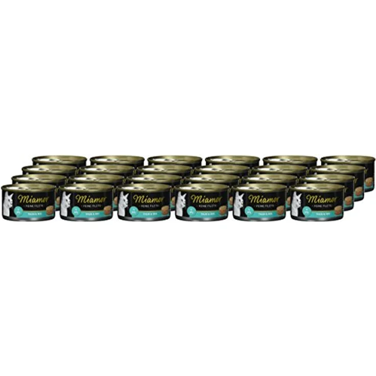 Miamor Feine Filets Thun & Reis, Katzen-Nassfutter ohne Leber und Innereien, 24x100g, leicht verdaulich und fettarm – Bild 5