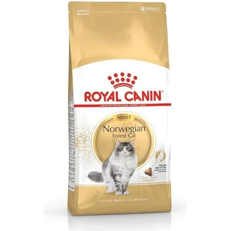ROYAL CANIN Norwegian Forest Cat Adult, 3er Pack, 3 x 400 g, Alleinfuttermittel für Norwegische Waldkatzen ab 12 Monaten, Haut- und Fellschutz, haareballenreduzierend – Bild 2