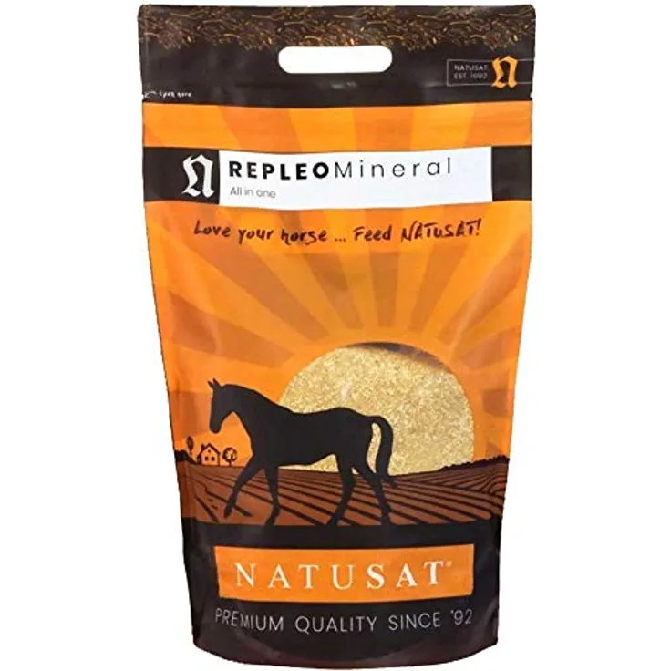 Natusat Repleo Mineral - KPU, Mineralfutter für Pferde mit hohem Zinkgehalt, 10 kg, unterstützt den Stoffwechsel und die Rekonvaleszenz