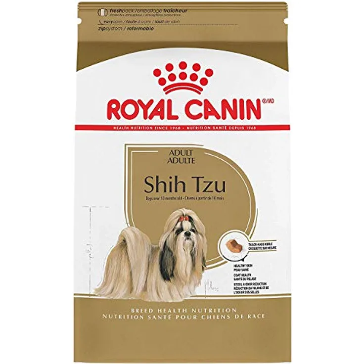 ROYAL CANIN Shih Tzu Adult Hundefutter, Trockenfutter für ausgewachsene Shih Tzus, 7,5 kg, für gesundes Fell und Hautpflege