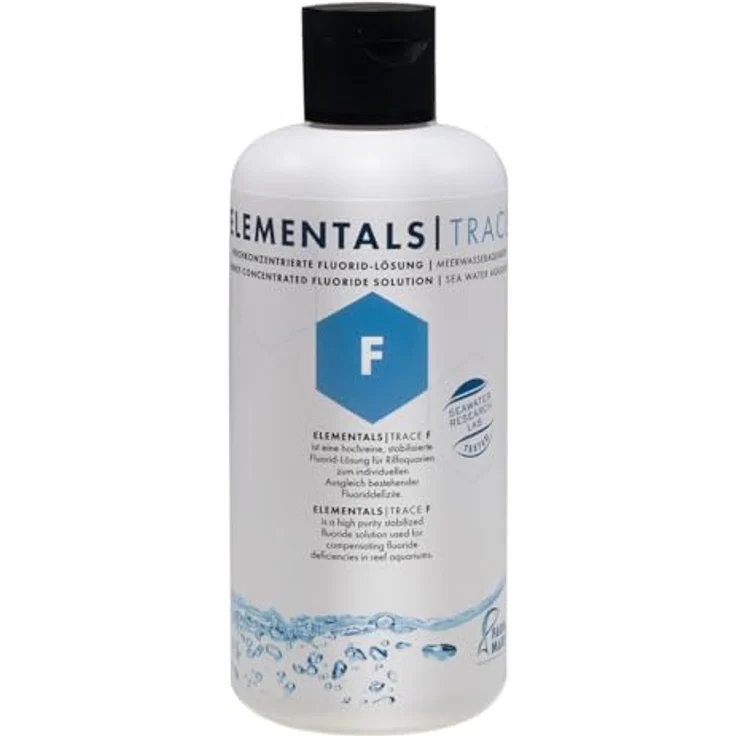 Fauna Marin Elementals Trace F 1000ml, Hochkonzentrierte Fluorid-Lösung zur Wasseraufbereitung für Meerwasseraquarien, perfekt für ICP-Analysen – Bild 1