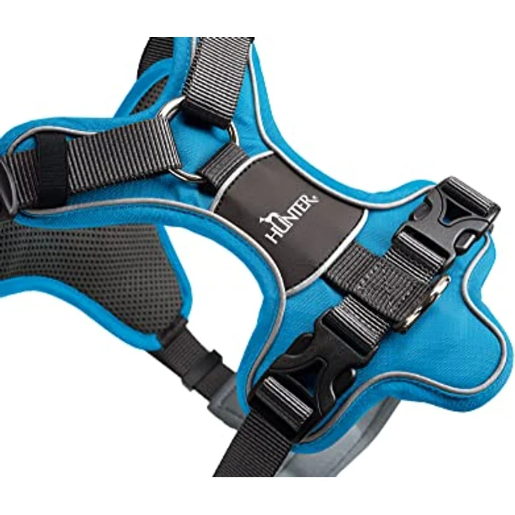 Hunter Hunde-Geschirr Divo hellblau-grau XS – Bild 5