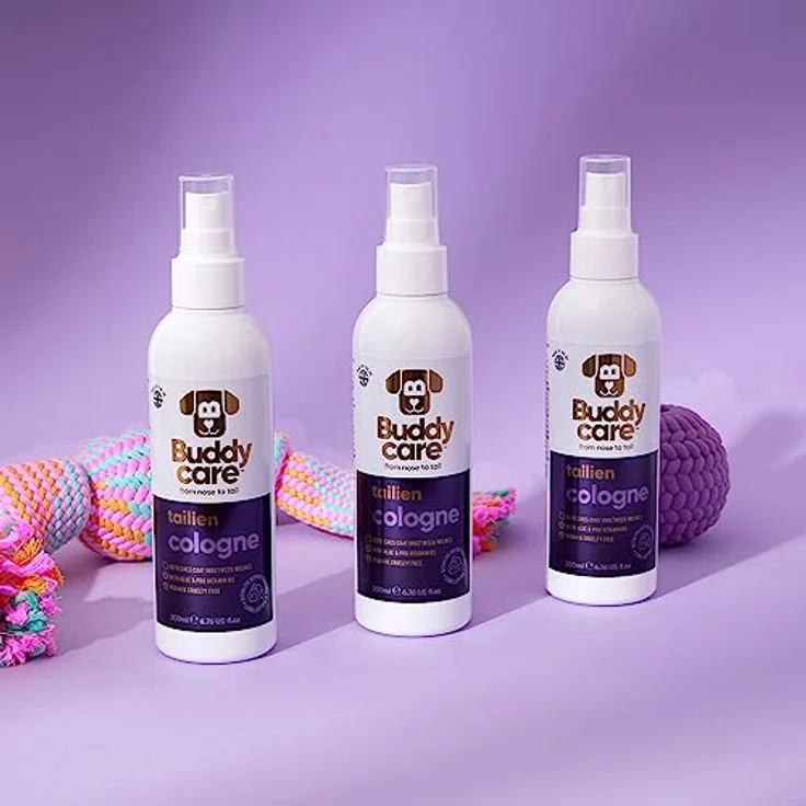 Buddycare TAILIEN Hund-Cologne, Hundeparfüm mit Pro-Vitamin B5 und Aloe Vera, 200 ml, vegan und tierversuchsfrei – Bild 4