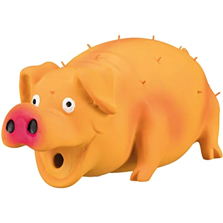 Trixie Borstenschwein, Original-Tierstimme, Latex 21 cm – Bild 4