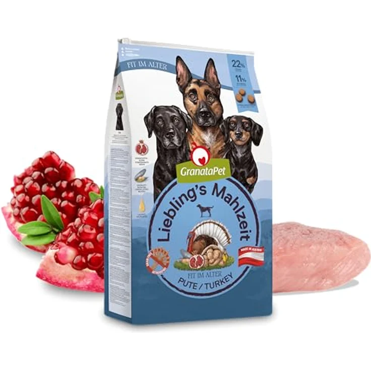 GranataPet Liebling's Mahlzeit Senior Pute, Hunde-Trockenfutter mit wichtigen Vitaminen, 10kg – Bild 2