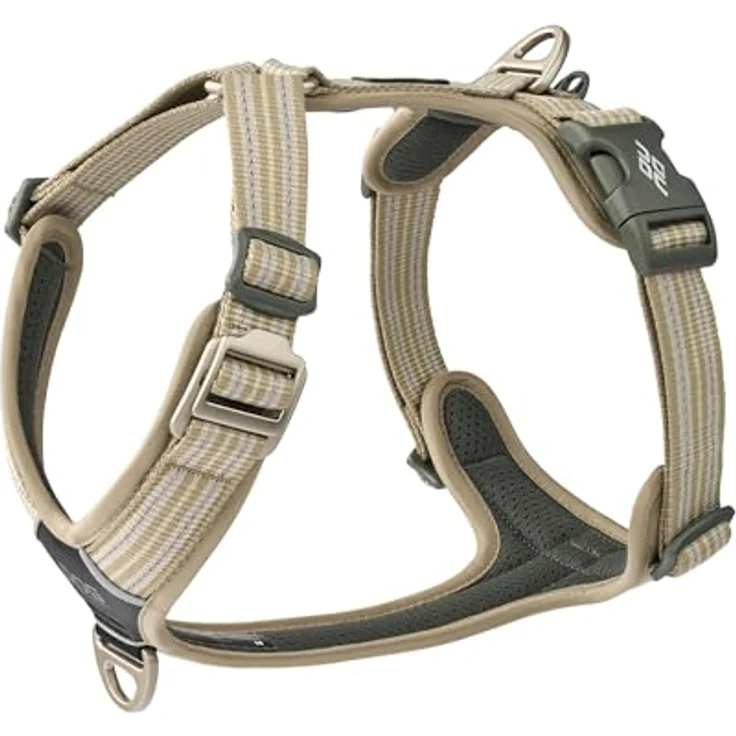 DOG Copenhagen Comfort Walk Air 3.0 Hundegeschirr, ergonomisches Welpengeschirr in Desert Dune, Größe M mit reflektierendem 3M-Besatz – Bild 1