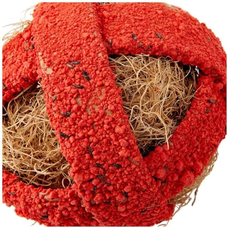 Quiko Fitness Foodball Rojo 100g, Snack und Spielzeug für Ziervögel, natürliche Zutaten, Made in Germany – Bild 3