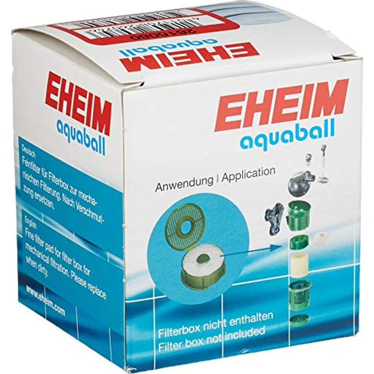 EHEIM Filtervlies für Aquaball 60/130/180, 3 Stück, zur mechanischen und biologischen Filterung, sorgt für kristallklares Wasser – Bild 3