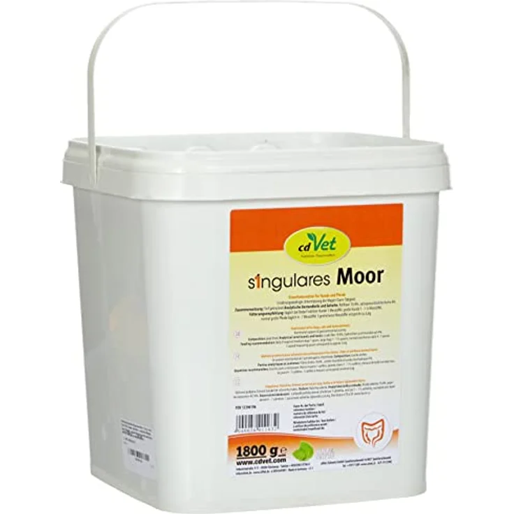 cdVet Moor, 1,8 kg Pulver zur Unterstützung der Magen-Darm-Tätigkeit bei Hunden, Katzen und Pferden – Bild 4