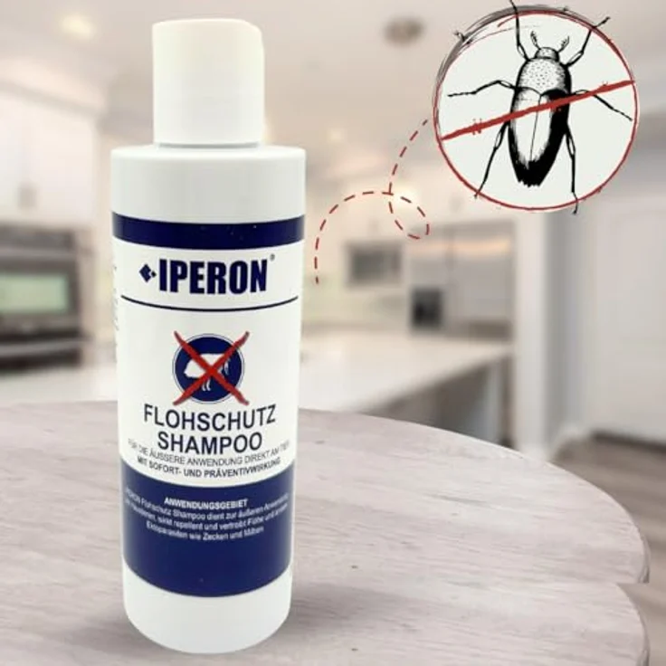 Iperon IPERON® Flohschutz Shampoo, 200 ml - Natürliche Abwehr gegen Flöhe, Zecken & Milben, sofortige Schutzwirkung – Bild 2