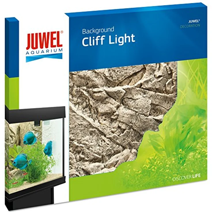 Juwel Aquarium Background Cliff Light, sandfarbene Strukturrückwand, modular erweiterbar, meerwassergeeignet – Bild 2