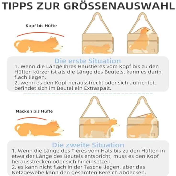 ONECUTE Business-Hundetasche für Kleine Hunde & Katzen – Klappbare Tragetasche mit Weichgepolstertem Hartboden, Belüftungsmesh, Seitentaschen und Sicherheitsmechanismus – Khaki, 40x14x25 cm – Bild 3