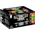 CRAVE Adult Hundefutter nass, ohne Getreide, 6x400g Dosen, Premium Nassfutter mit 100% natürlichem Protein, für Hunde mit sensibler Verdauung