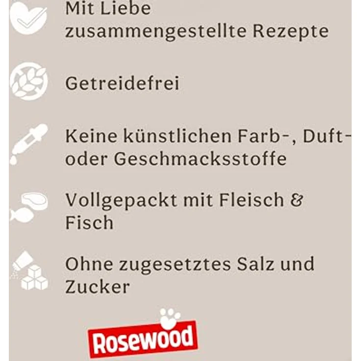 Rosewood Chewy Sticks Huhn Medium, Kaustangen mit Hühnerfleisch und Rinderhaut, ohne Getreide, unterstützt die Zahnpflege, 6er Pack (6x100 g) – Bild 4