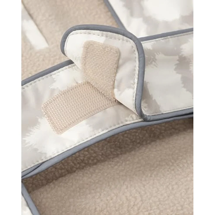 LARKSON Hundemantel Jonte Beige Leo, Regenmantel für kleine & mittelgroße Hunde, 10000 mm Wassersäule, verstellbar, mit reflektierenden Elementen – Bild 4