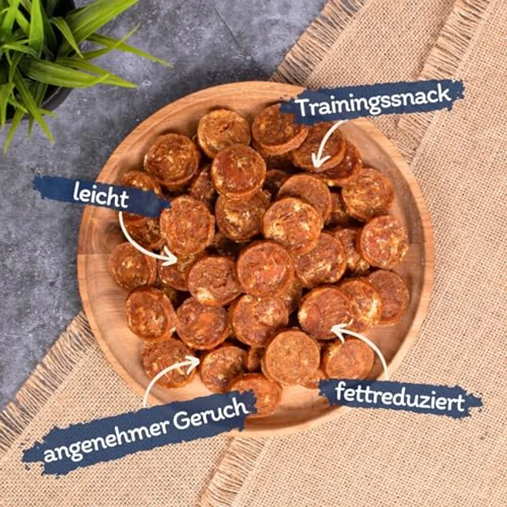 Lyra Pet® Hühnerchips, 5 kg Kauartikel für Hunde, proteinreicher Snack, ideal für Welpen und Senioren, fettarm, wiederverschließbarer Beutel – Bild 2