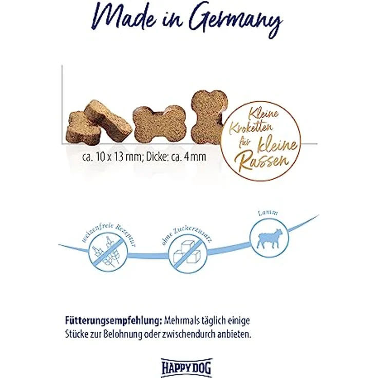 Happy Dog SoftSnack Mini Puppy, weizenfreie Hundesnacks ohne Zuckerzusatz, 100 g – Bild 3
