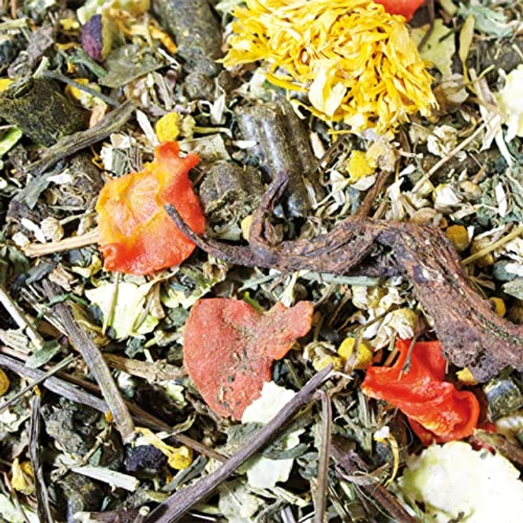 JR Farm Grainless Mix Zwergkaninchen, 650 g, getreidefreies Futter mit hohem Rohfaseranteil und vitalisierenden Kräutern – Bild 3
