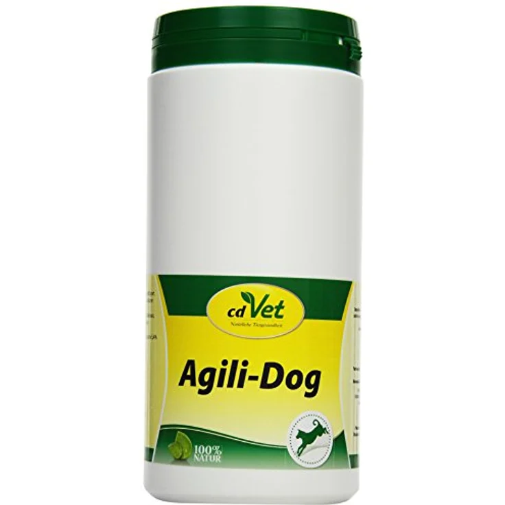 cdVet Agili-Dog 600 g, Ergänzungsfuttermittel für Hunde, Unterstützung für Muskelaufbau und Erholung mit Kräutern und Vitaminen – Bild 1