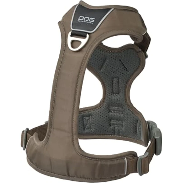DOG Copenhagen Comfort Walk Pro Hundegeschirr, ergonomisches Alltagsgeschirr, Mocca, XL, reflektierend, wasserabweisend, leicht einstellbar – Bild 2